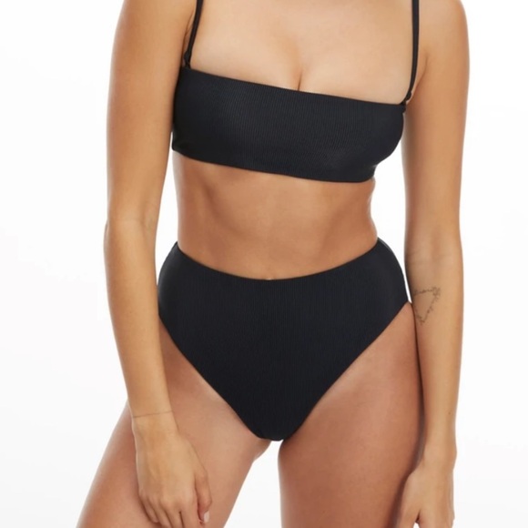 NEW Good American Good Waist Swim Bottom Basic Black 7 4XL - Picture 9 of 14